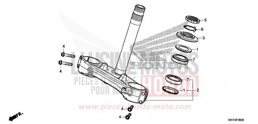 STEERING STEM CBR1000SPN de 2022